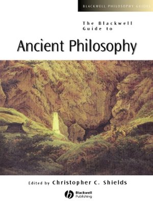 cover image of The Blackwell Guide to Ancient Philosophy